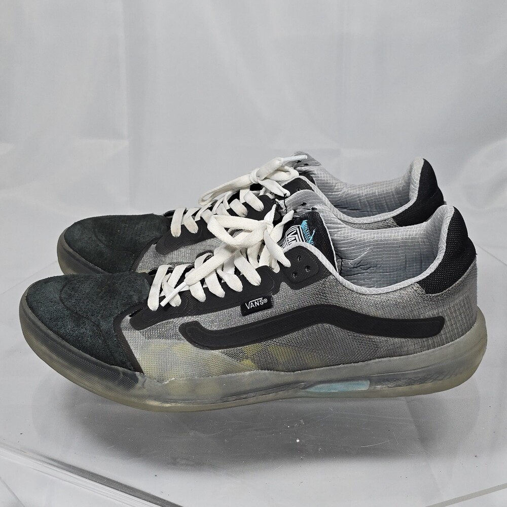 VANS AVE ASPHALT/BLUE Men 10.5 Skate Shoe/Sneakers Suede Transparent VN0A5JIBACP